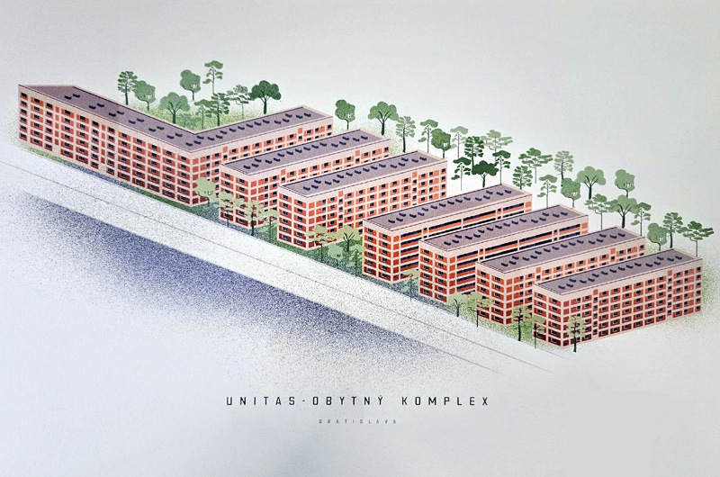 Obytný komplex Unitas v Bratislave